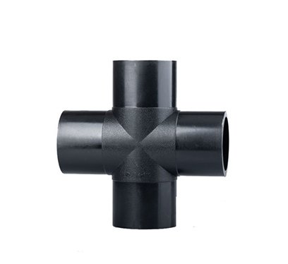 SDR11-Buttfusion-HDPE-Pipe-Fitting-Four-Way-Tee-Cross-Tee